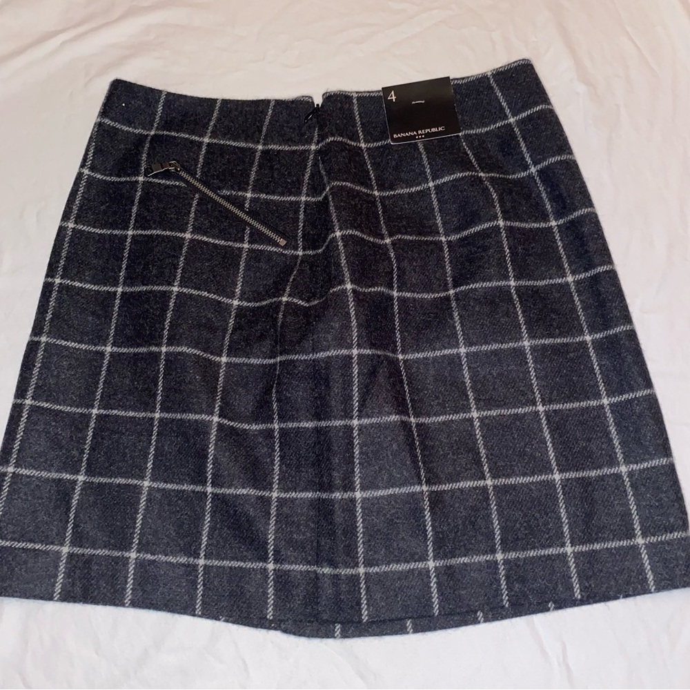 Banana Republic Plaid Mini Skirt